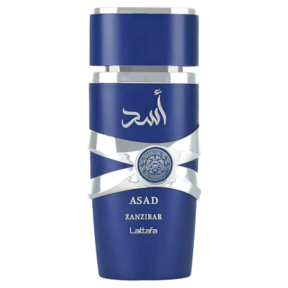 Asad Zanzibar es un perfume árabe para hombre hecho en Emiratos Árabes Unidos de la marca Lattafa